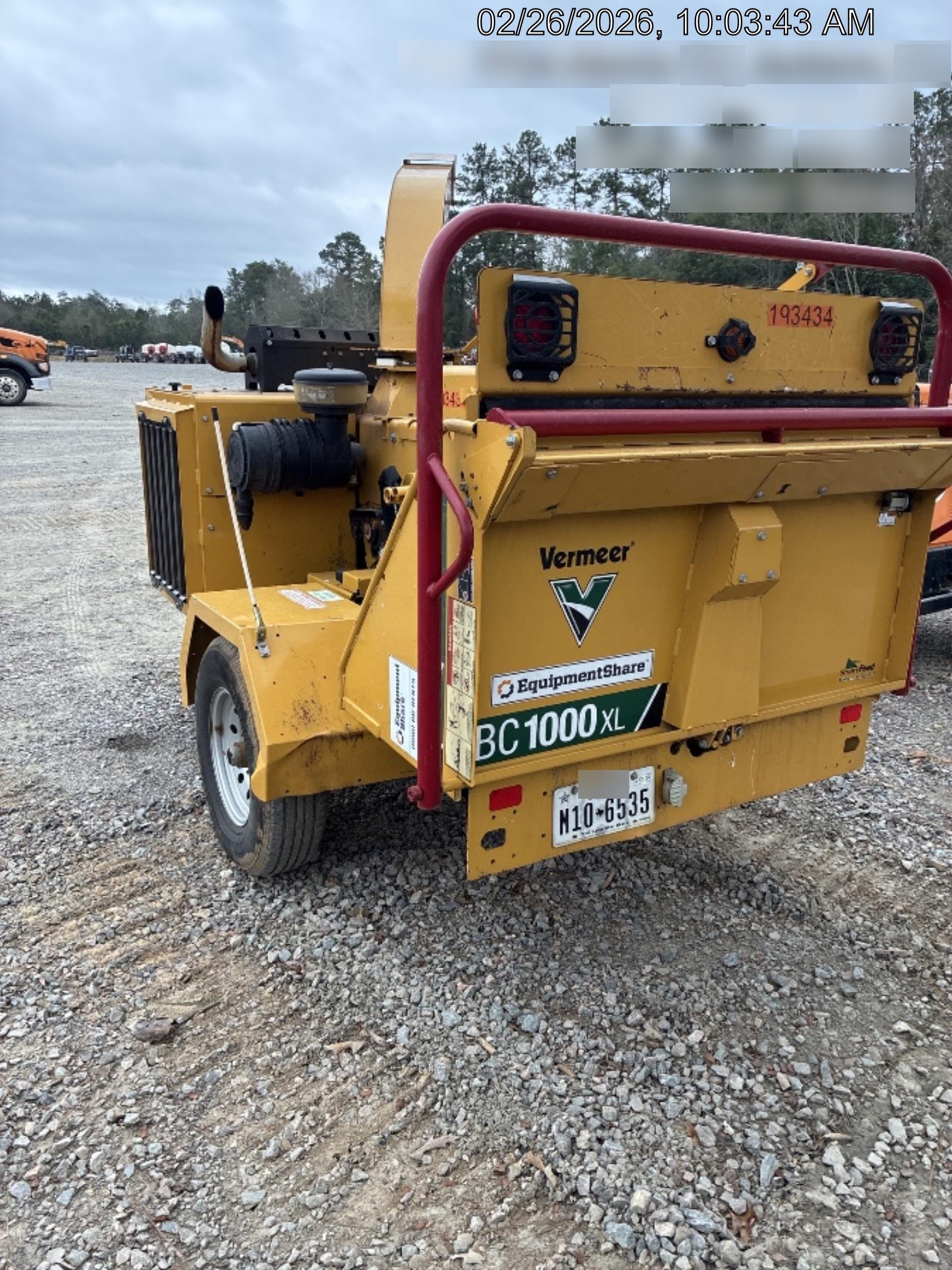 2021 VERMEER BC1000XL Diesel
