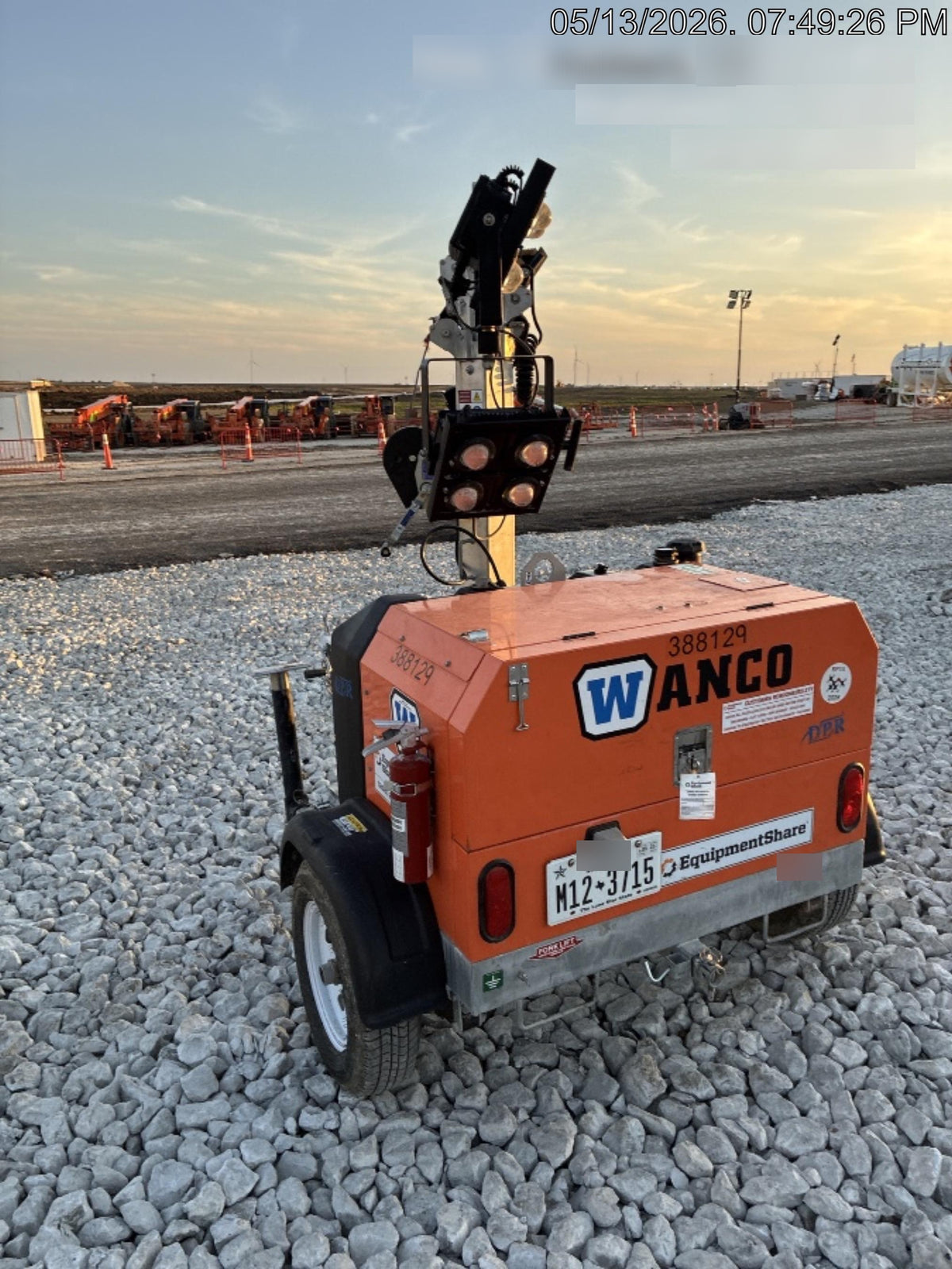 2024 Wanco WLTT-4MM4K Diesel, Deep Sea Controller, Shore Power Plug, Auto Start, (4) 350W LED Floodlights, 4kW Generator, 60 Gal Fuel Tank, 2" Ball, T3
