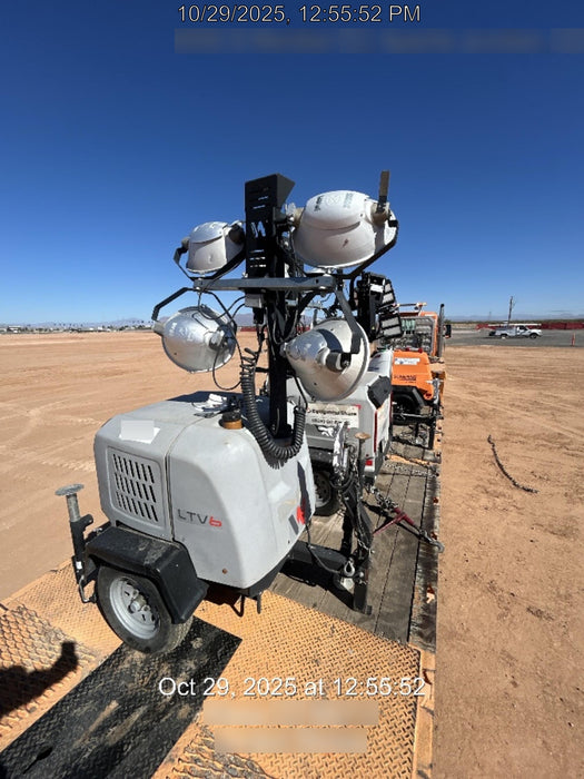 2019 Wacker Neuson LTV6L-MH Wacker Neuson LTV6L Mobile Light Tower w/Fuel Level Sensor Installed