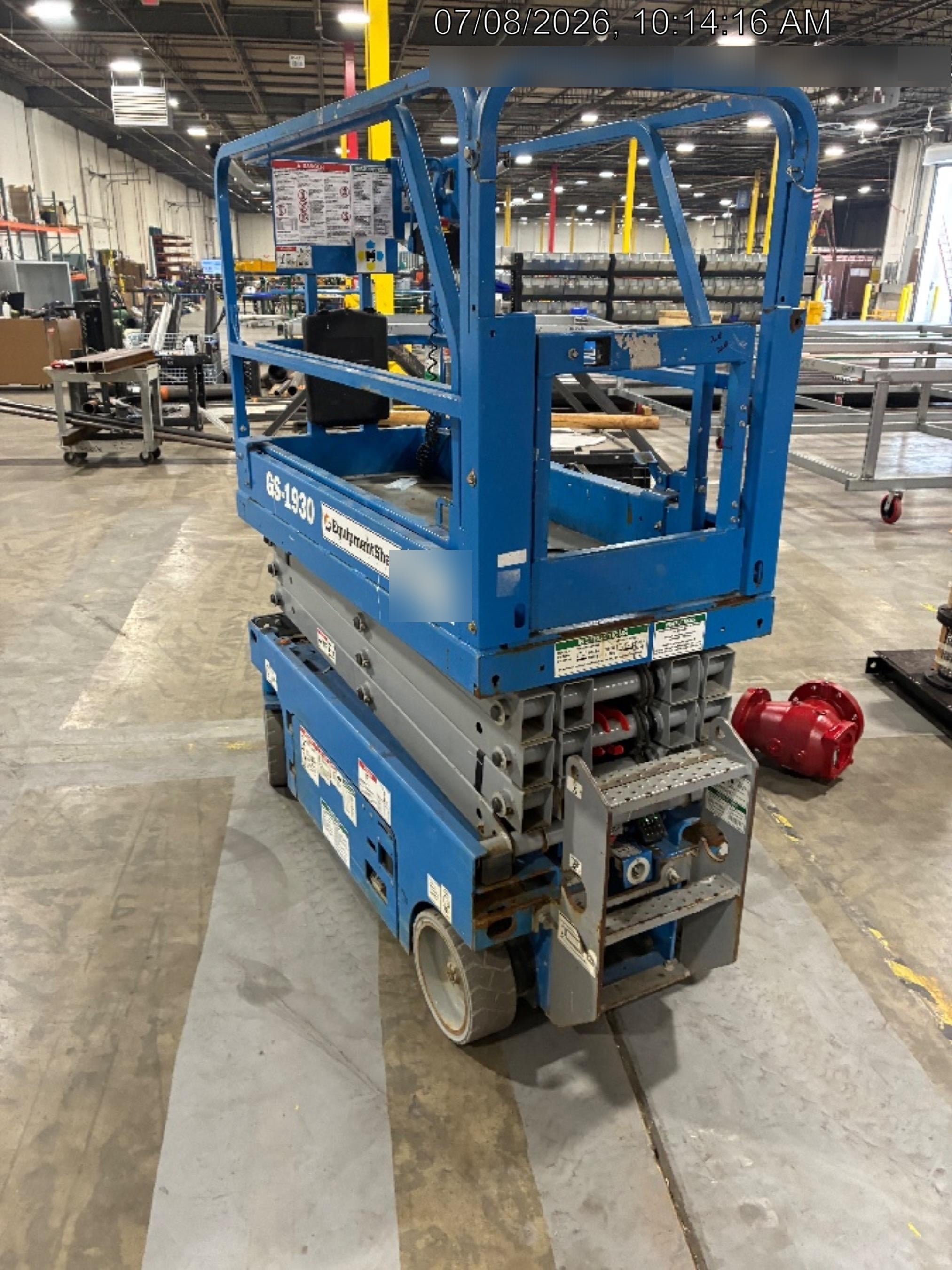 2020 Genie GS-1930 Solid Non Marking Tires, Beacon, Folding rails with half height swing gate