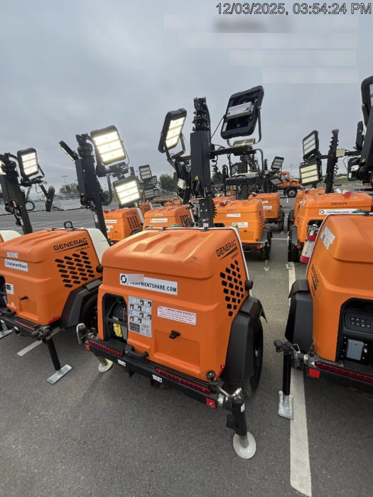 2023 Generac MLT2 Diesel, Flex Switch 120V Input, Powerzone Controller, 
(4) 320W LED Lights, 4kW Generator, 39.9 Gal Fuel Tank, 2" Ball, T3