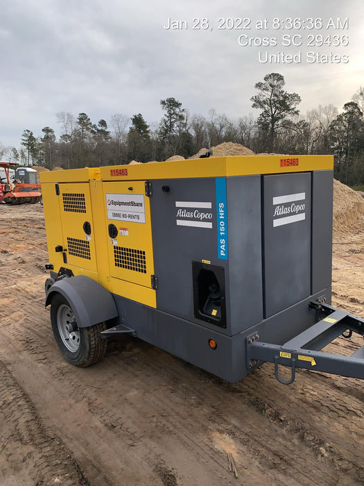 2020 ATLAS COPCO PAS 150 HF CS Enclosed