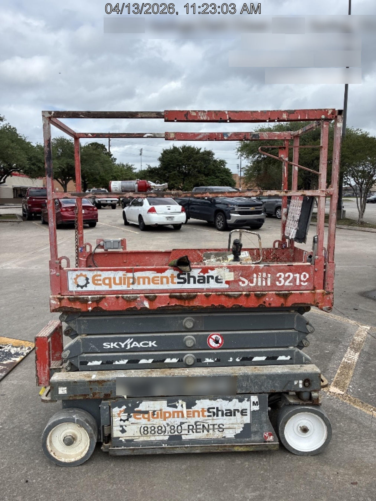 2017 Skyjack SJIII-3219 Skyjack SJIII3219 Scissor Lift w/Trojan Batteries