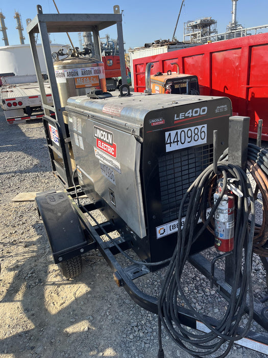 2024 Lincoln Electric LE400 Kubota V1505, Trlr, Cable Rack, Light Kit, ES Decals, T3