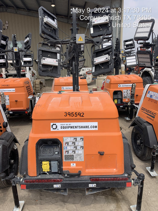 2024 Generac MLT2 Diesel, Flex Switch 120V Input, Powerzone Controller, 
(4) 320W LED Lights, 4kW Generator, 39.9 Gal Fuel Tank, 2" Ball, T3