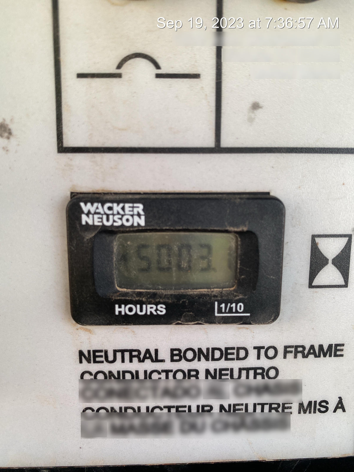 2019 Wacker Neuson LTV6L-MH Standard Options, ES Track Hardware, Fuel Level Sensor