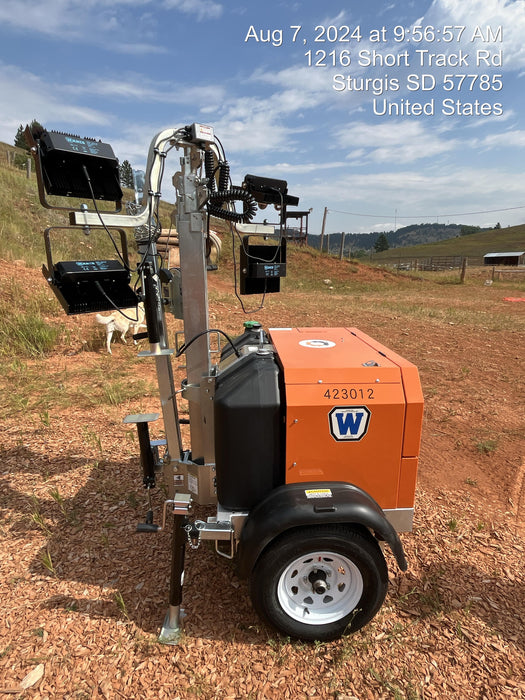2024 Wanco WLTT-4MM4K Diesel, Deep Sea Controller, Shore Power Plug, Auto Start, (4) 350W LED Floodlights, 4kW Generator, 60 Gal Fuel Tank, 2" Ball, T3