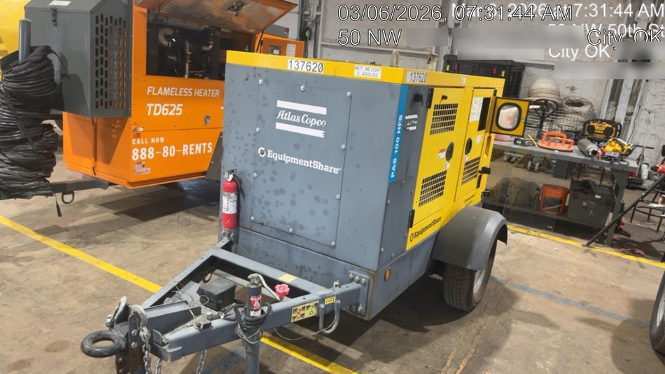 2021 ATLAS COPCO PAS 100 HF CS Enclosed