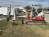 2019 Takeuchi TB260 Takeuchi TB260 Canopy w/Rubber Tracks, Auxiliary Hydraulics, Standard Blade, Manual QC, 12 / 18 / 24" Buckets, Hydraulic Thumb Installed