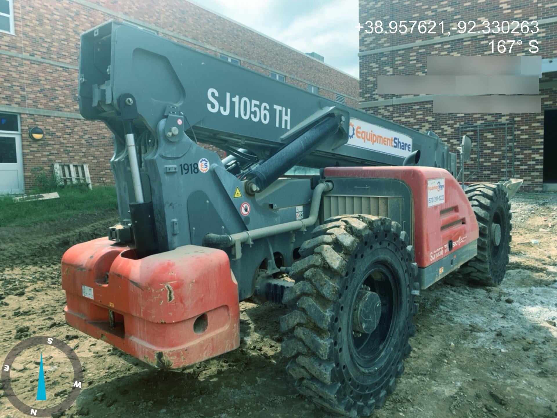 2016 Skyjack SJ1056 TH 10K Telehandler