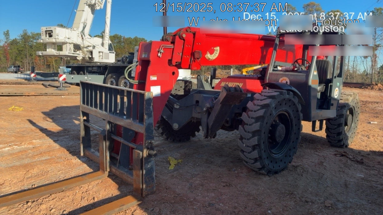 2019 Manitou MTA10055 Manitou MTA10055 - 120 HP T4, Canopy, Worklights/Strobe, Beacon, 66" Carriage, 60" Forks, Solid Tires, Lift Hook, Aux Hydraulics