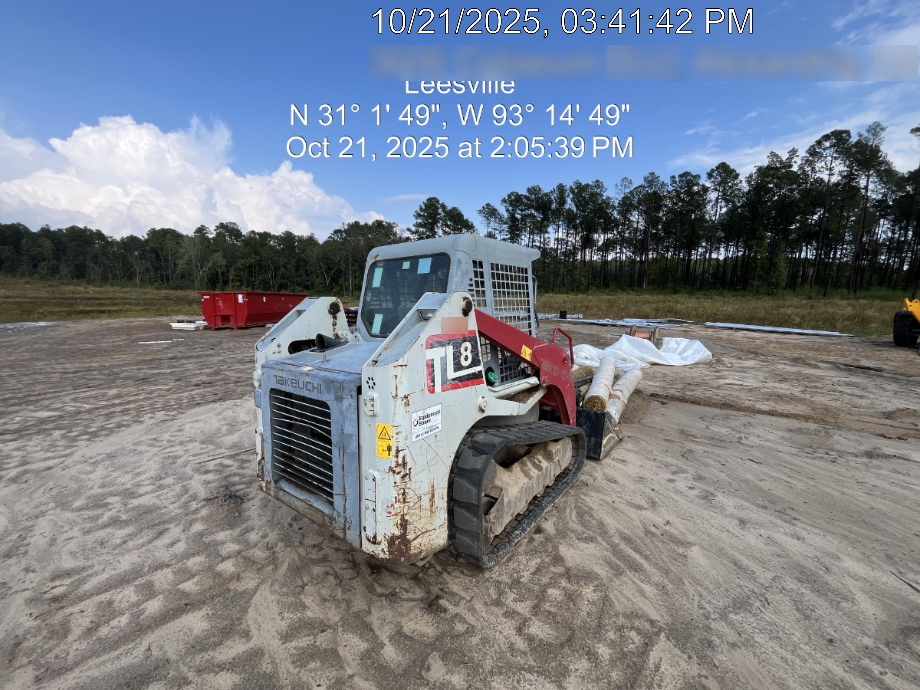2019 TAKEUCHI TL8W