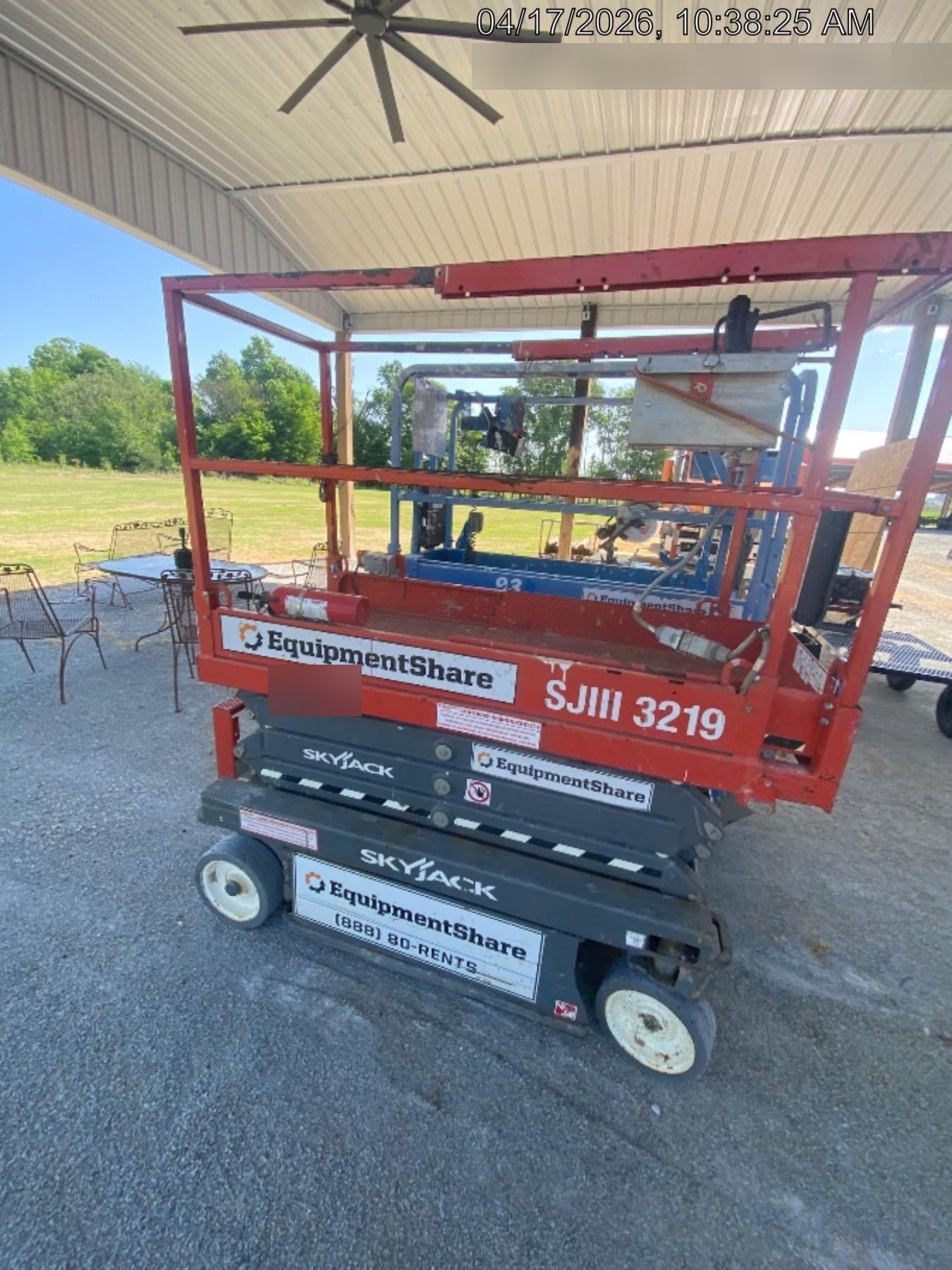 2019 Skyjack SJIII-3219 Standard Options, Trojan Batteries
