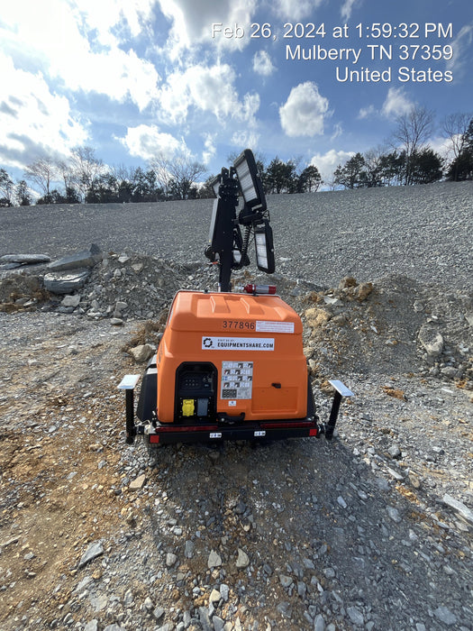 2023 Generac MLT2 Diesel, Flex Switch 120V Input, Powerzone Controller, 
(4) 320W LED Lights, 4kW Generator, 39.9 Gal Fuel Tank, 2" Ball, T3