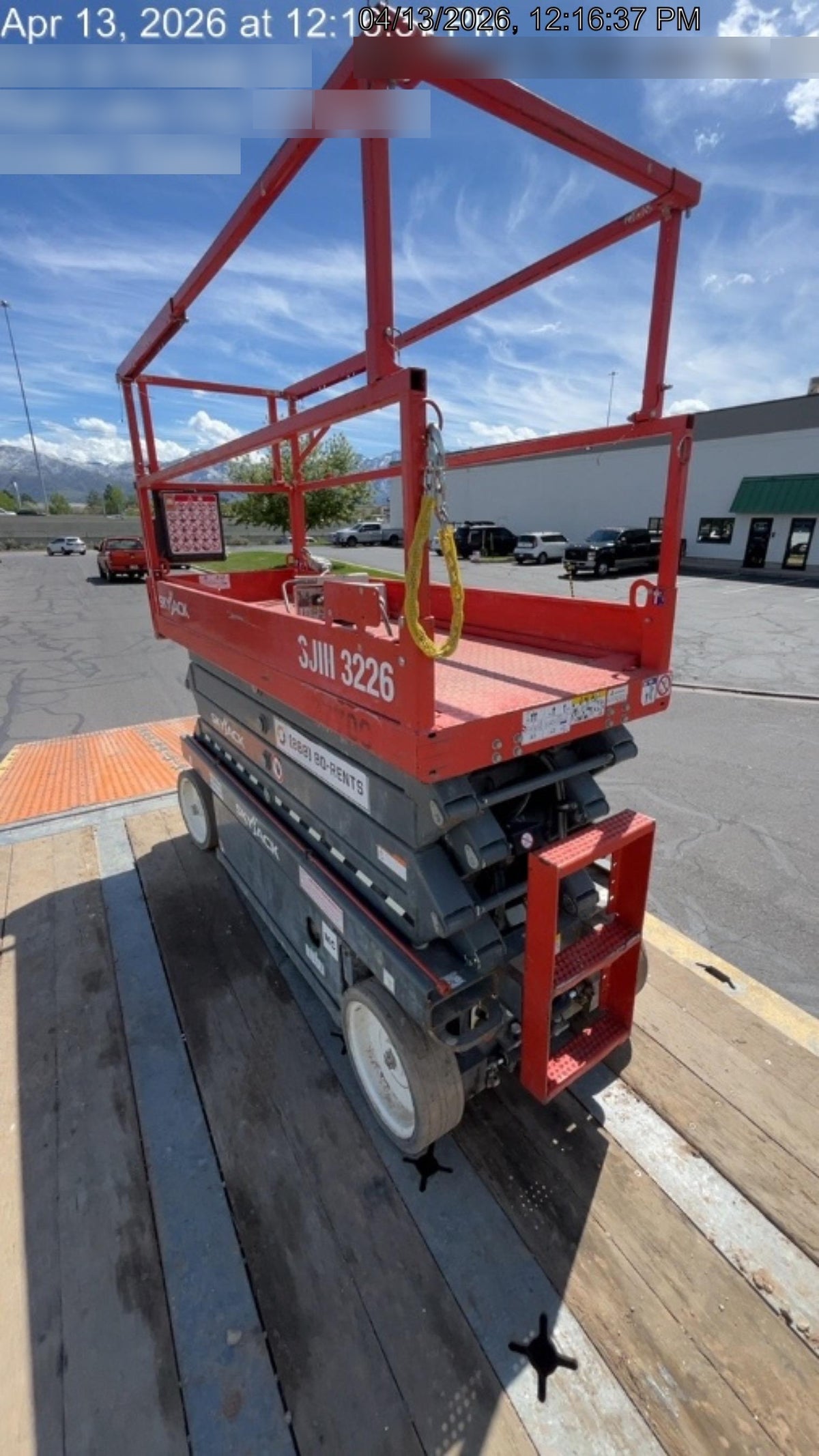 2019 Skyjack SJIII-3226 Standard Options