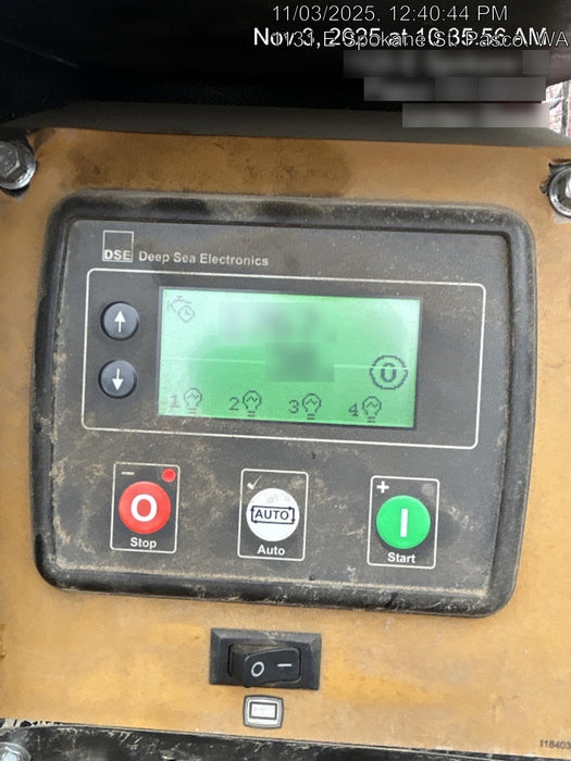 2022 Allmand NLV3GR (4) LED Light Fixture 350W, 23' Vertical Mast, 3kW Prime, Towable, Deep Sea L401, Leveling Jacks, Yanmar T4F 5.8hp