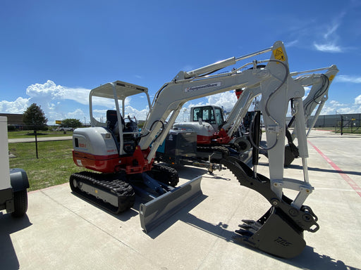 2022 Takeuchi TB235-2R Canopy, Rubber Tracks, Manual QC