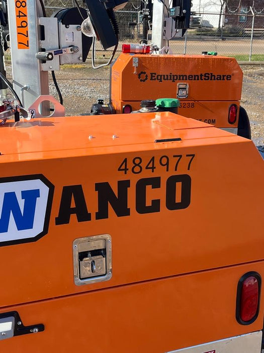 2025 Wanco WLTT-4MM4K Diesel, Mitsubishi L2E, 9.0HP @1800 rpm, Deep Sea Controller, Shore Power Plug, Auto Start, (4) 350W LED Floodlights, 4kW Generator, 60 Gal Fuel Tank, 2" Ball, T3