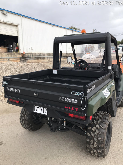 2021 Yanmar YU1000 Canopy, Steel Wheel, Poly WindShield, Beacon, Backup Alarm