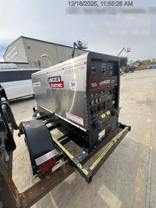 2024 Lincoln Electric LE400 Kubota V1505, Trlr, Cable Rack, Light Kit, ES Decals, T3