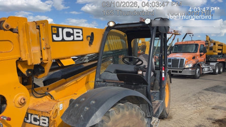 2019 JCB 506-36 Canopy, 74 HP, FF Tires, STD Worklight, Beacon, Aux Hydraulics, Lifting Eye, Back up Alarm, 48" Carriage, 48" Forks
