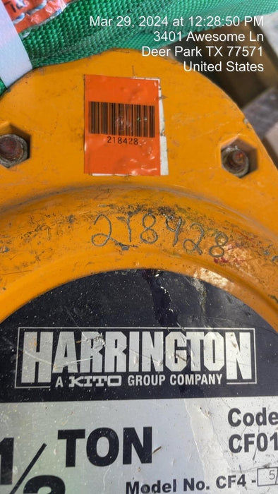 2021 HARRINGTON CF015-10