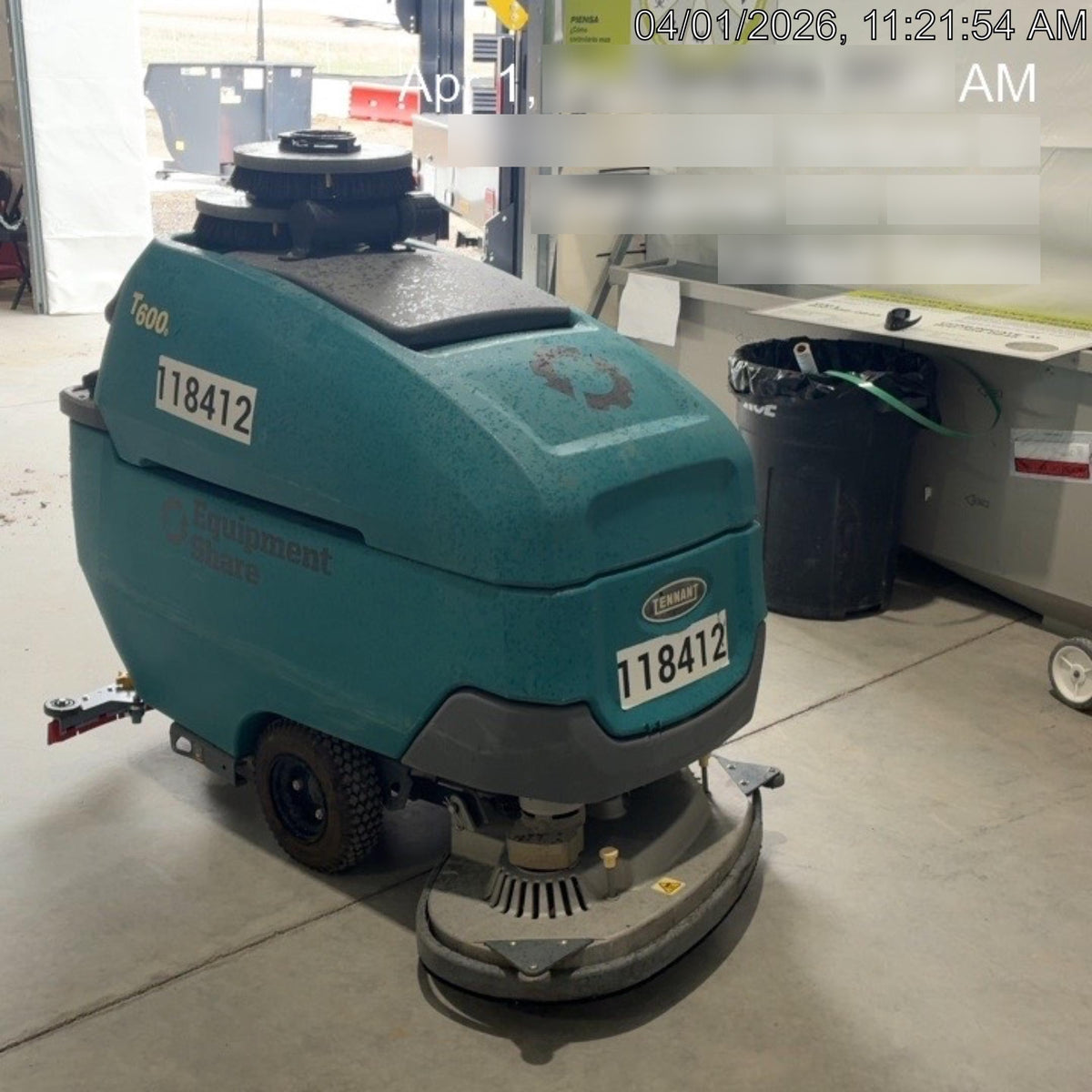 2020 TENNANT T600E