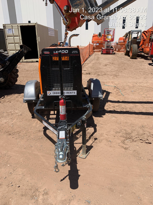 2022 Lincoln Electric LE400 Kubota V1505, Trlr, Cable Rack, Light Kit, ES Decals, T3