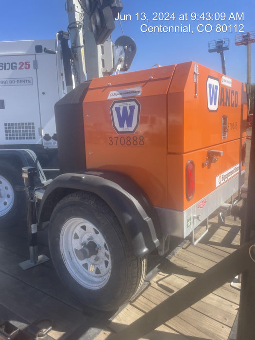 2023 Wanco WLTT-4MM4K Diesel, Deep Sea Controller, Shore Power Plug, Auto Start, (4) 350W LED Floodlights, 4kW Generator, 60 Gal Fuel Tank, 2" Ball, T3