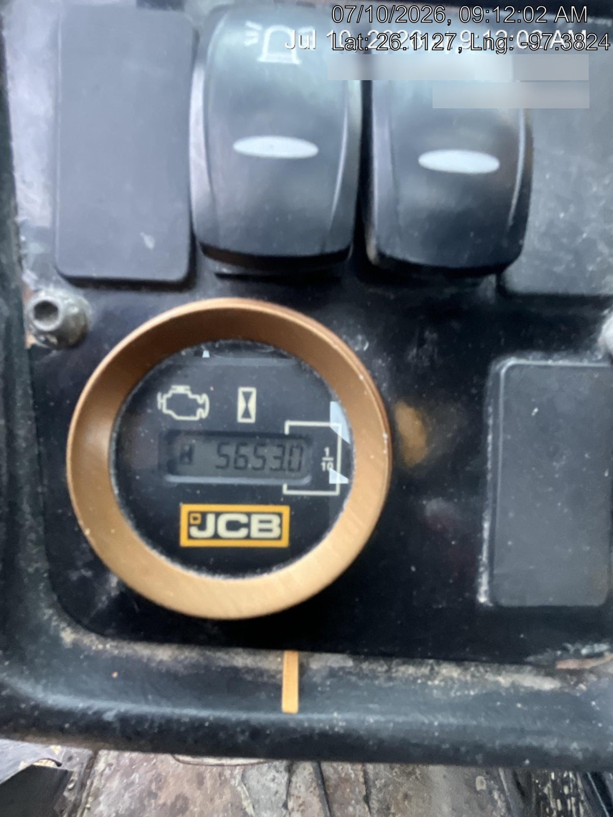 2019 JCB 512-56 109 HP w/CAB/HVAC, Beacon, Aux Hydraulics, Worklights, Solid Tires, 60" Carriage/Forks