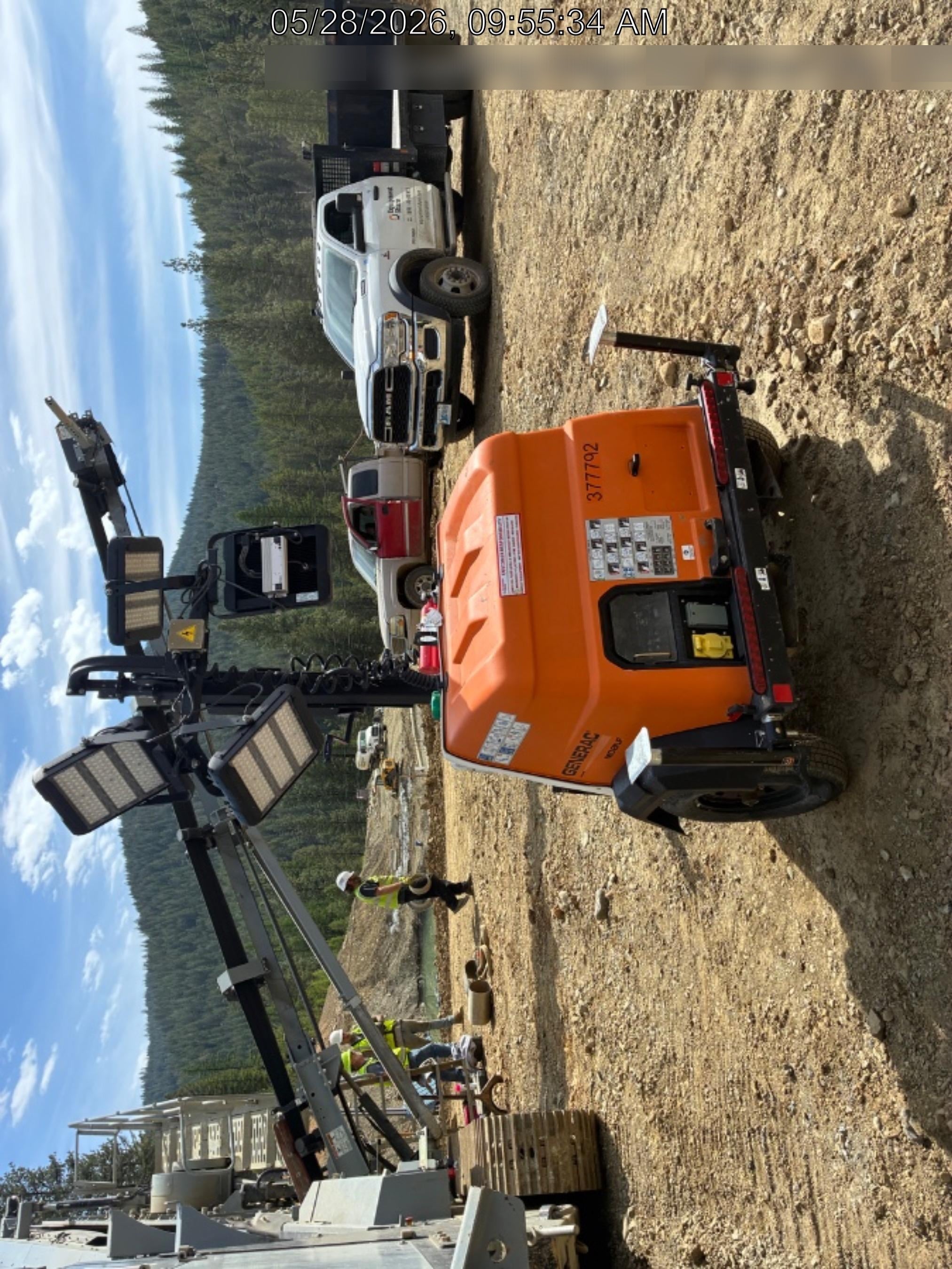2023 Generac MLT2 Diesel, Flex Switch 120V Input, Powerzone Controller, 
(4) 320W LED Lights, 4kW Generator, 39.9 Gal Fuel Tank, 2" Ball, T3