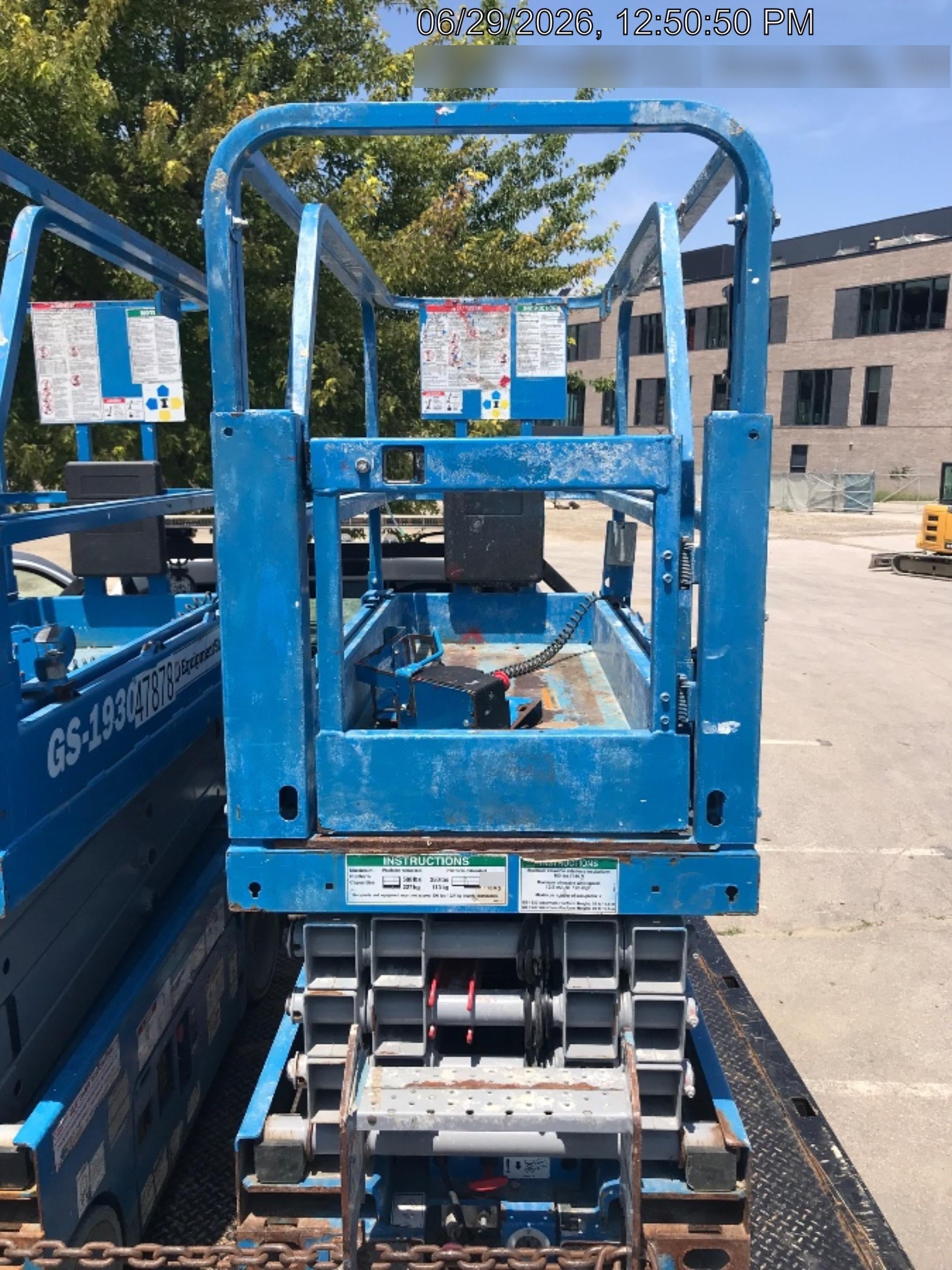 2019 Genie GS-1930 Fixed Rails with Chain Entry