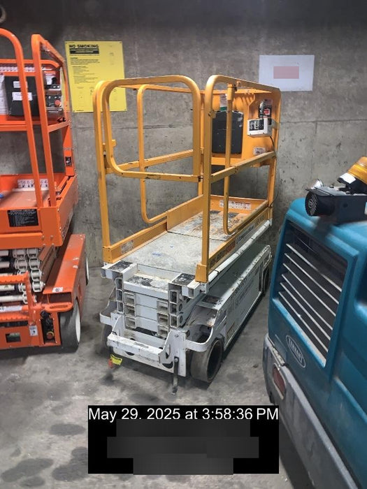 Custom Equipment HB-1430 Hy-Brid Scissor Lift
Platform capacity up to 670 lbs
Working height up to 20 ft
Weighs under 1,700 lbs
Non-marking wheels