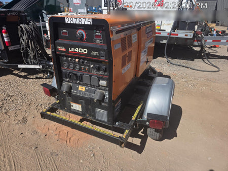 2023 Lincoln Electric LE400 Kubota V1505, Trlr, Cable Rack, Light Kit, ES Decals, T3