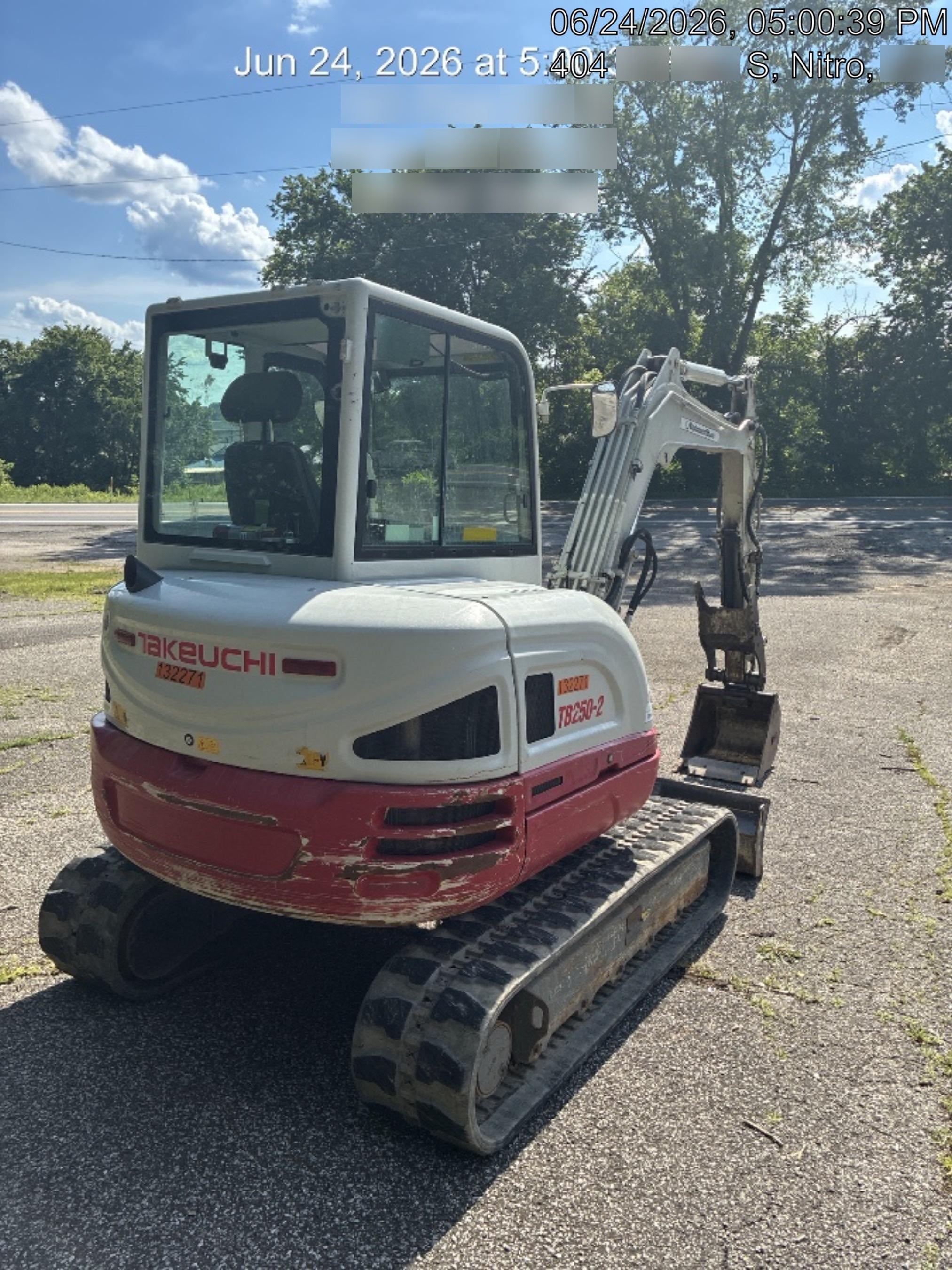 2020 TAKEUCHI TB250-2C