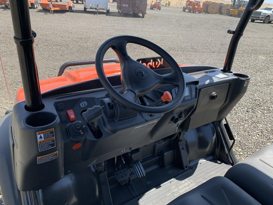 2021 Kubota RTV-X1140W-H Plastic Canopy, Windshield Acrylic Clear, LED Strobe Light, Wire Harness Kit, Back up Alarm