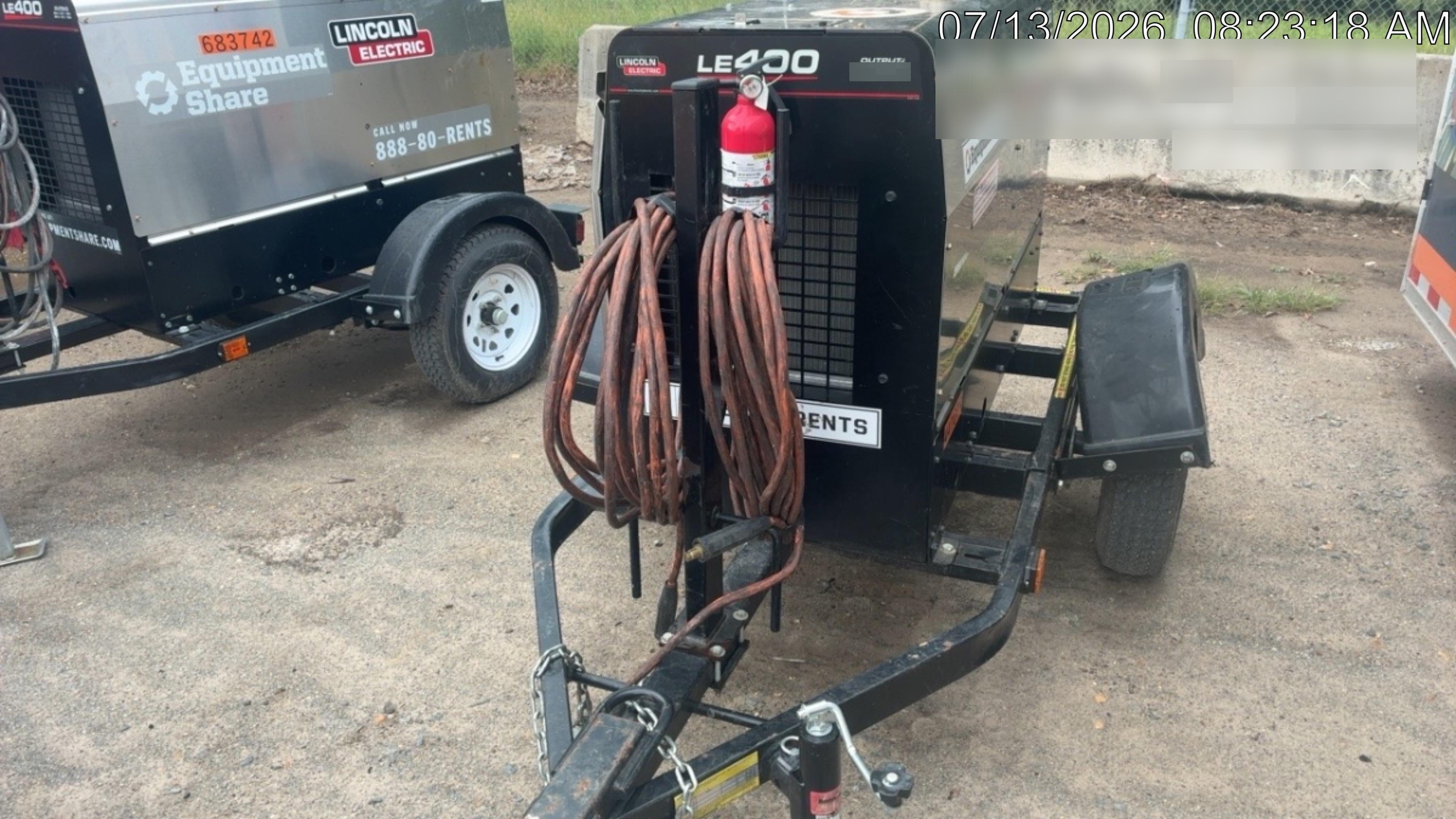 2024 Lincoln Electric LE400 Kubota V1505, Trlr, Cable Rack, Light Kit, ES Decals, T3