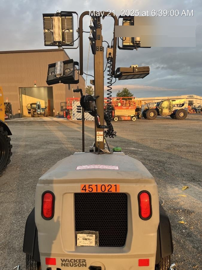 2024 Wacker Neuson LTT4 Diesel, Kohler KDW702, Deep Sea Controller, Auto Start, LED 320W, Bypass Outlet, T3