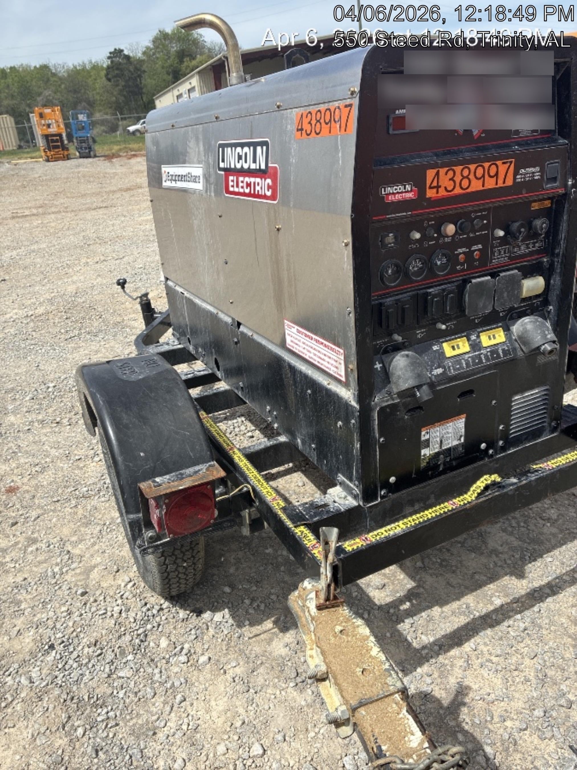 2024 Lincoln Electric LE400 Kubota V1505, Trlr, Cable Rack, Light Kit, ES Decals, T3