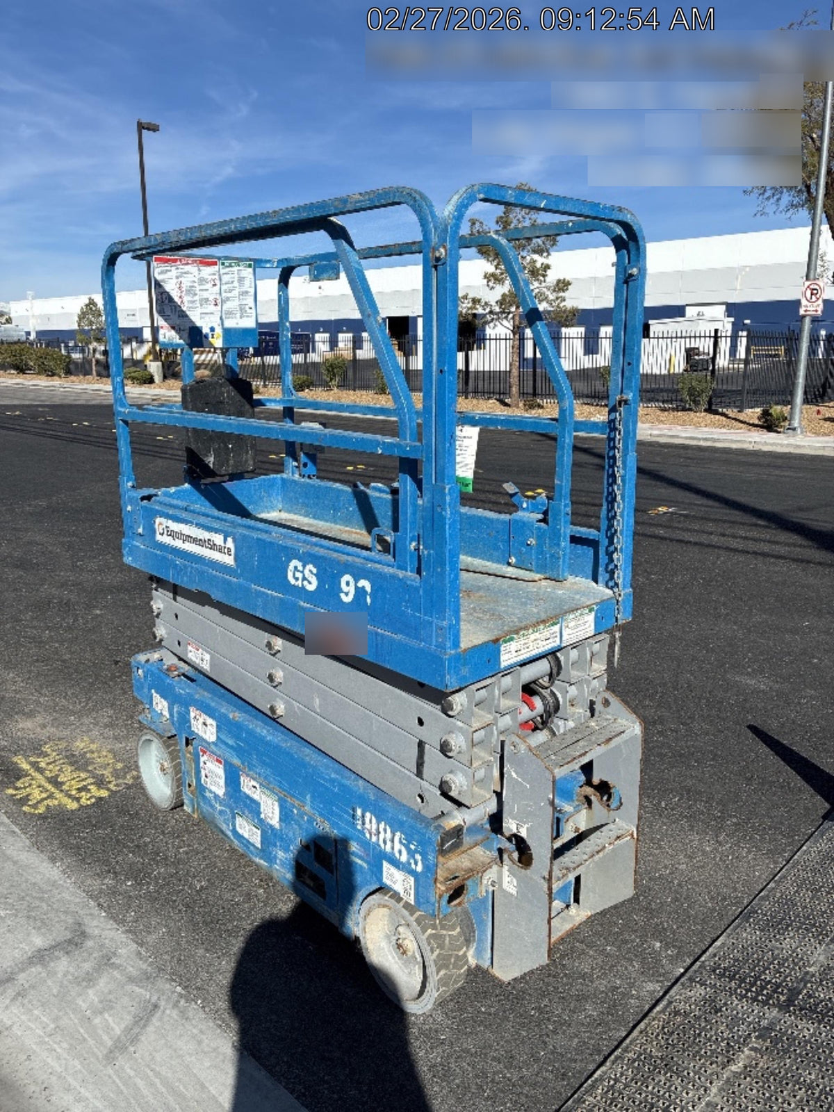 2018 Genie GS-1930 Genie GS-1930 Scissor Lift w/Standard Options