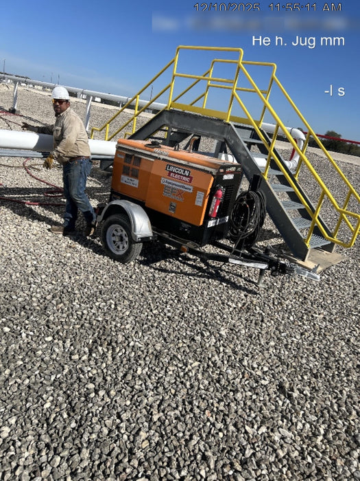 2022 Lincoln Electric LE400 Kubota V1505, Trlr, Cable Rack, Light Kit, ES Decals, T3