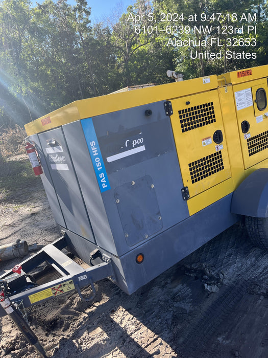 2020 ATLAS COPCO PAS 150 HF CS Enclosed