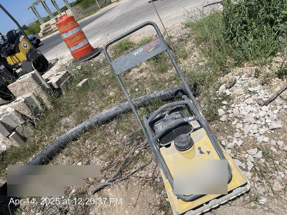 2018 Wacker Neuson WP1550AW Wacker Neuson WP1550AW Plate Compactor