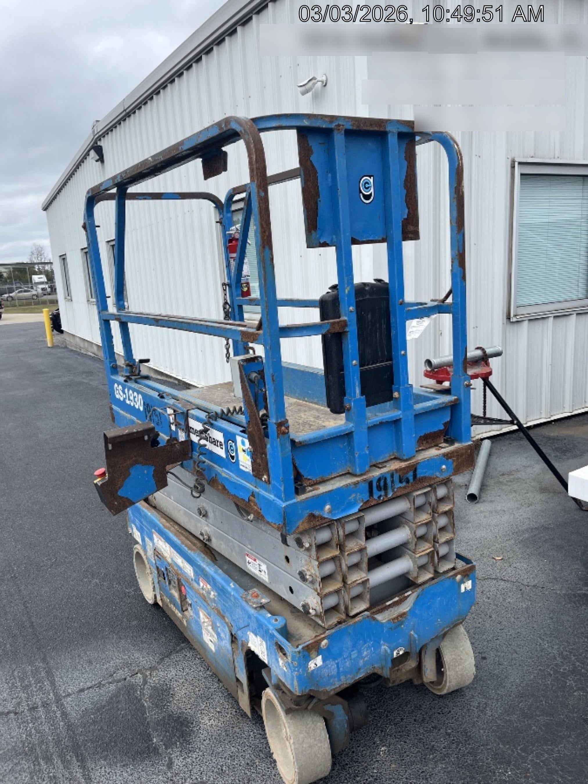 2018 Genie GS-1930 Genie GS-1930 Scissor Lift w/Standard Options