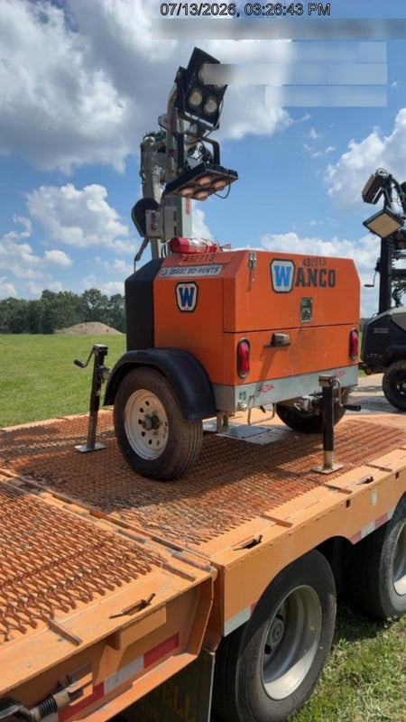 2024 Wanco WLTT-4MM4K Diesel, Deep Sea Controller, Shore Power Plug, Auto Start, (4) 350W LED Floodlights, 4kW Generator, 60 Gal Fuel Tank, 2" Ball, T3