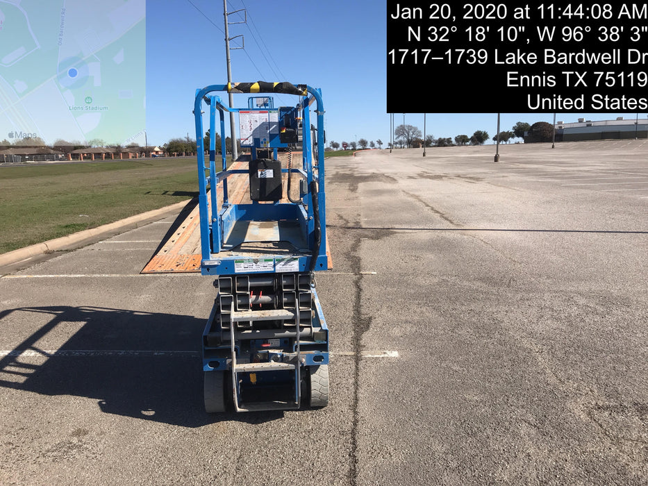 2019 Genie GS-1930 Fixed Rails with Chain Entry