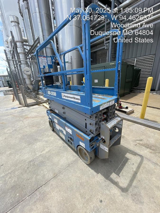 2019 Genie GS-1930 Fixed Rails with Chain Entry