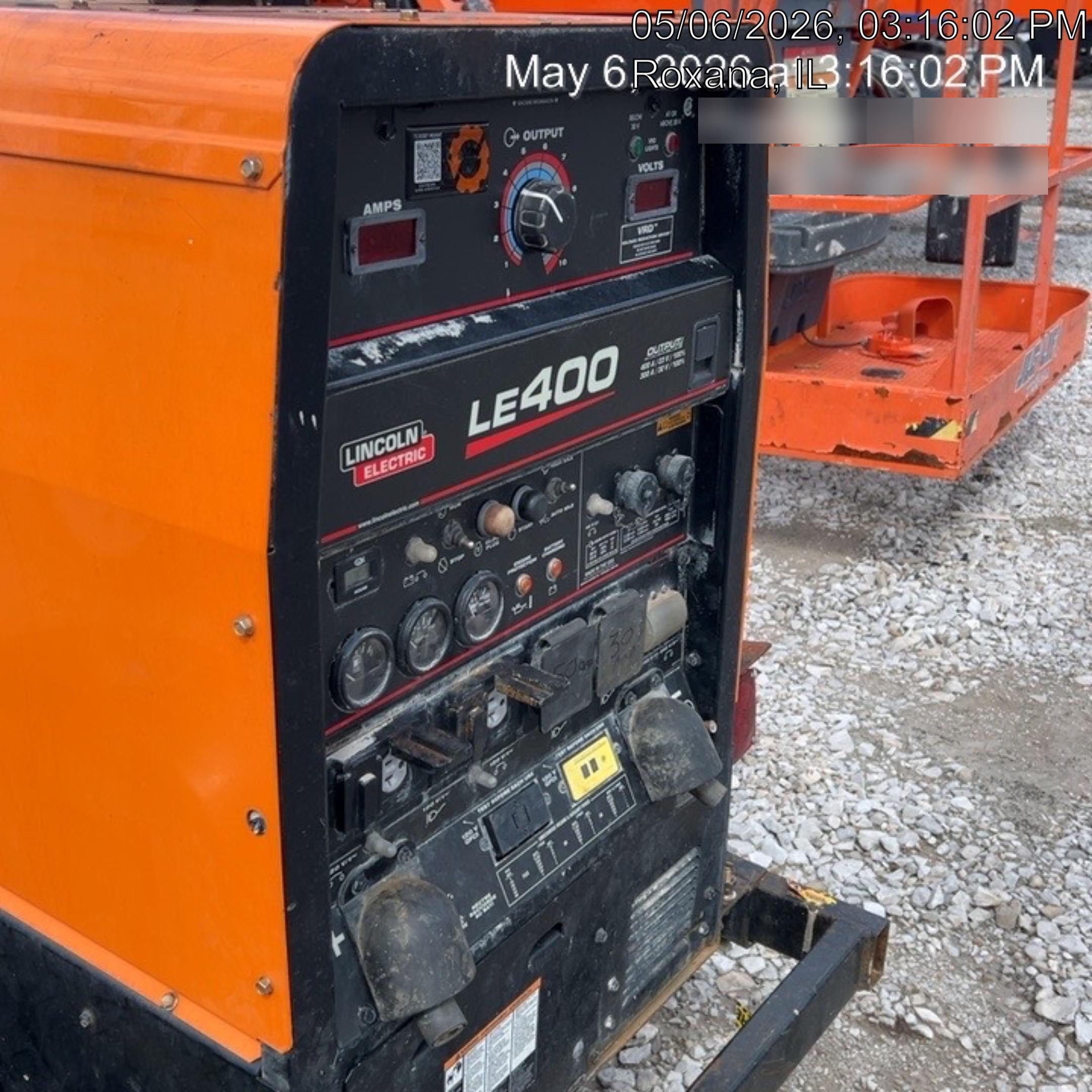 2022 Lincoln Electric LE400 Kubota V1505, Trlr, Cable Rack, Light Kit, ES Decals, T3