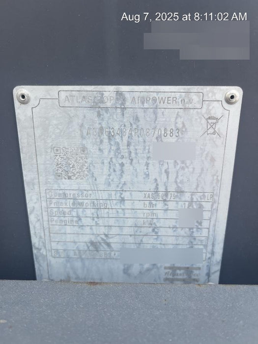 2023 ATLAS COPCO XAS 850