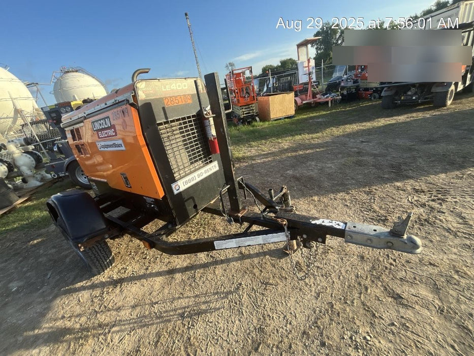 2022 Lincoln Electric LE400 Kubota V1505, Trlr, Cable Rack, Light Kit, ES Decals, T3